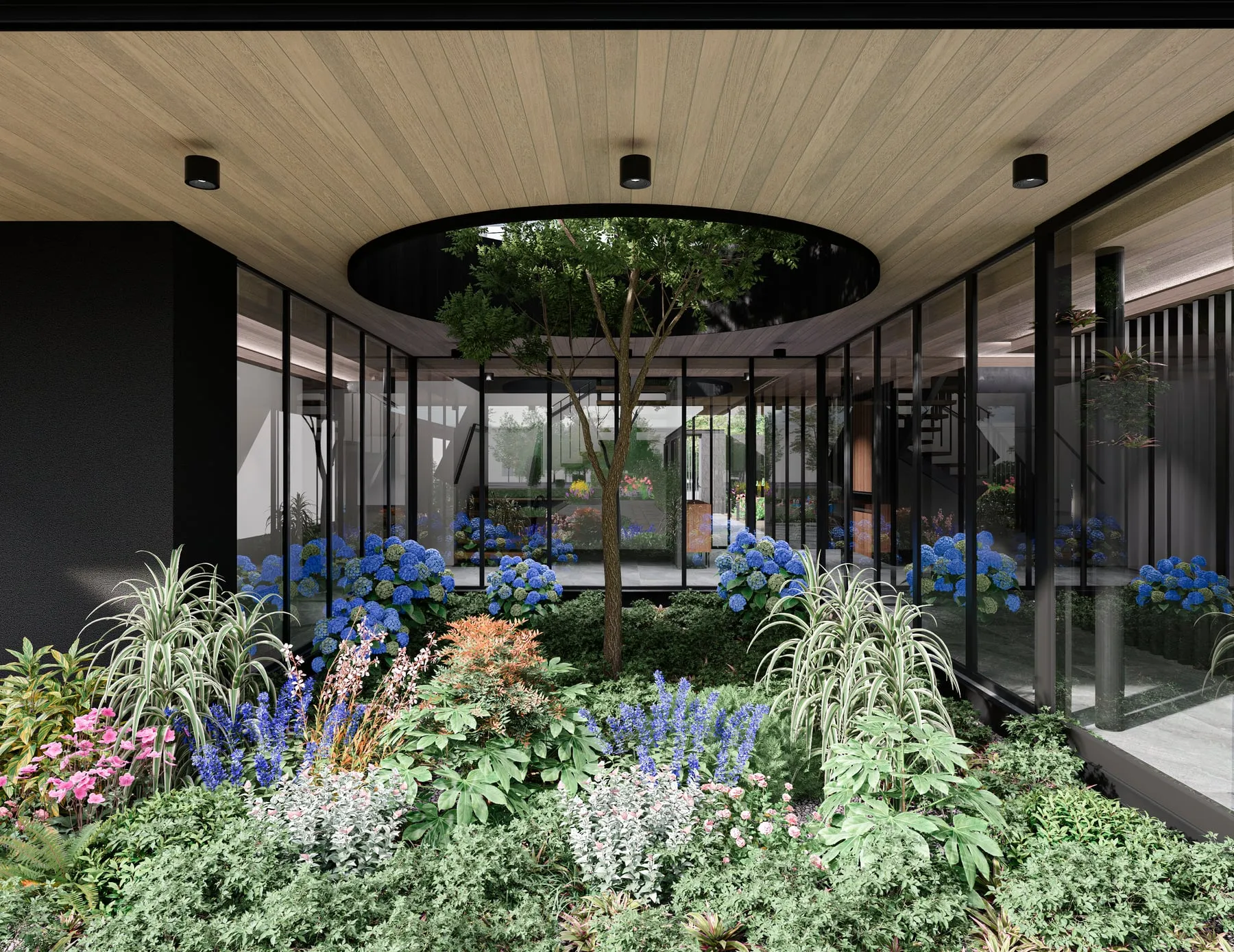 Render arquitectónico Casa Quillota · Moreno·Sosa