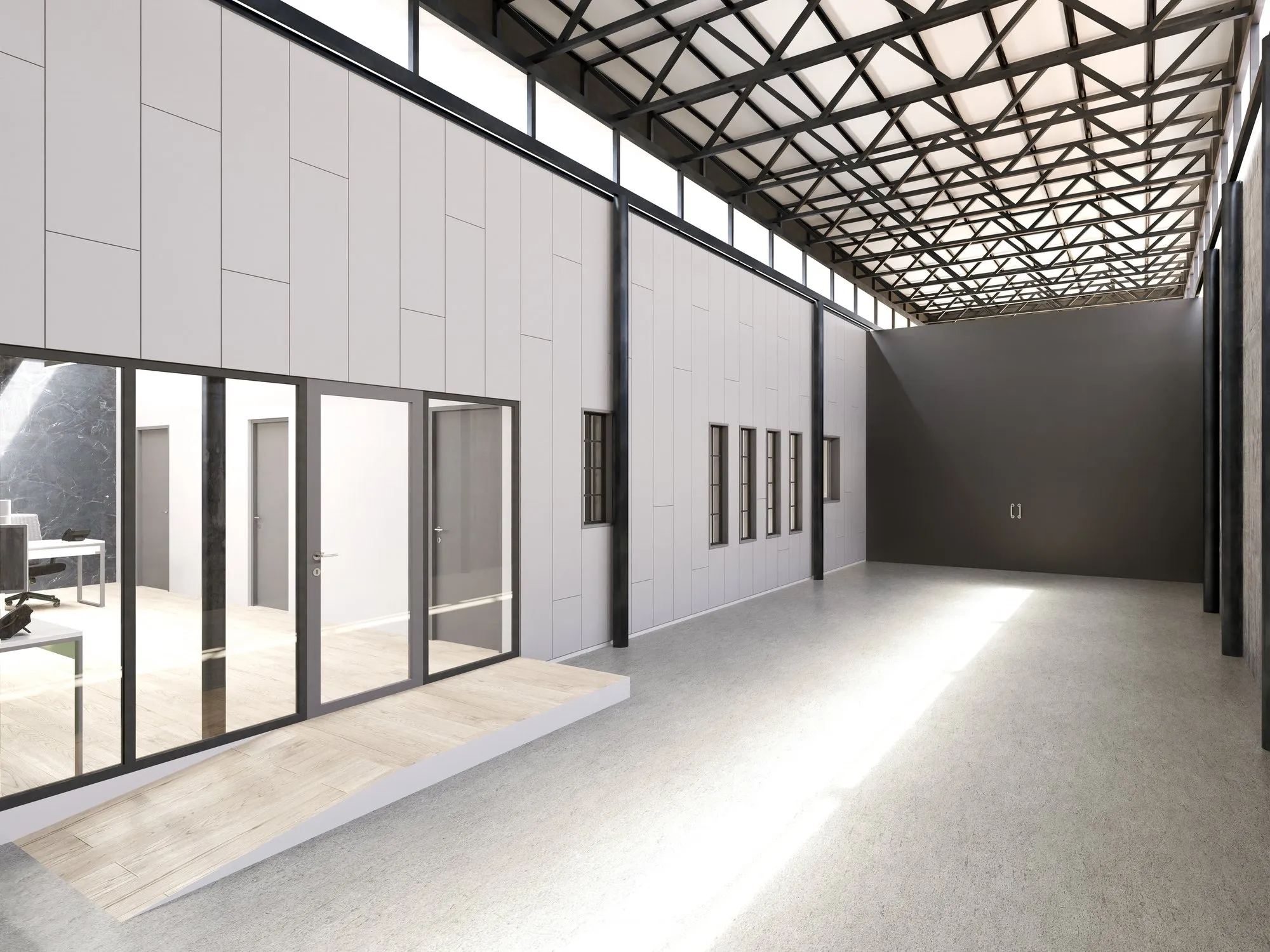 Render arquitectónico Vemaco · Moreno·Sosa