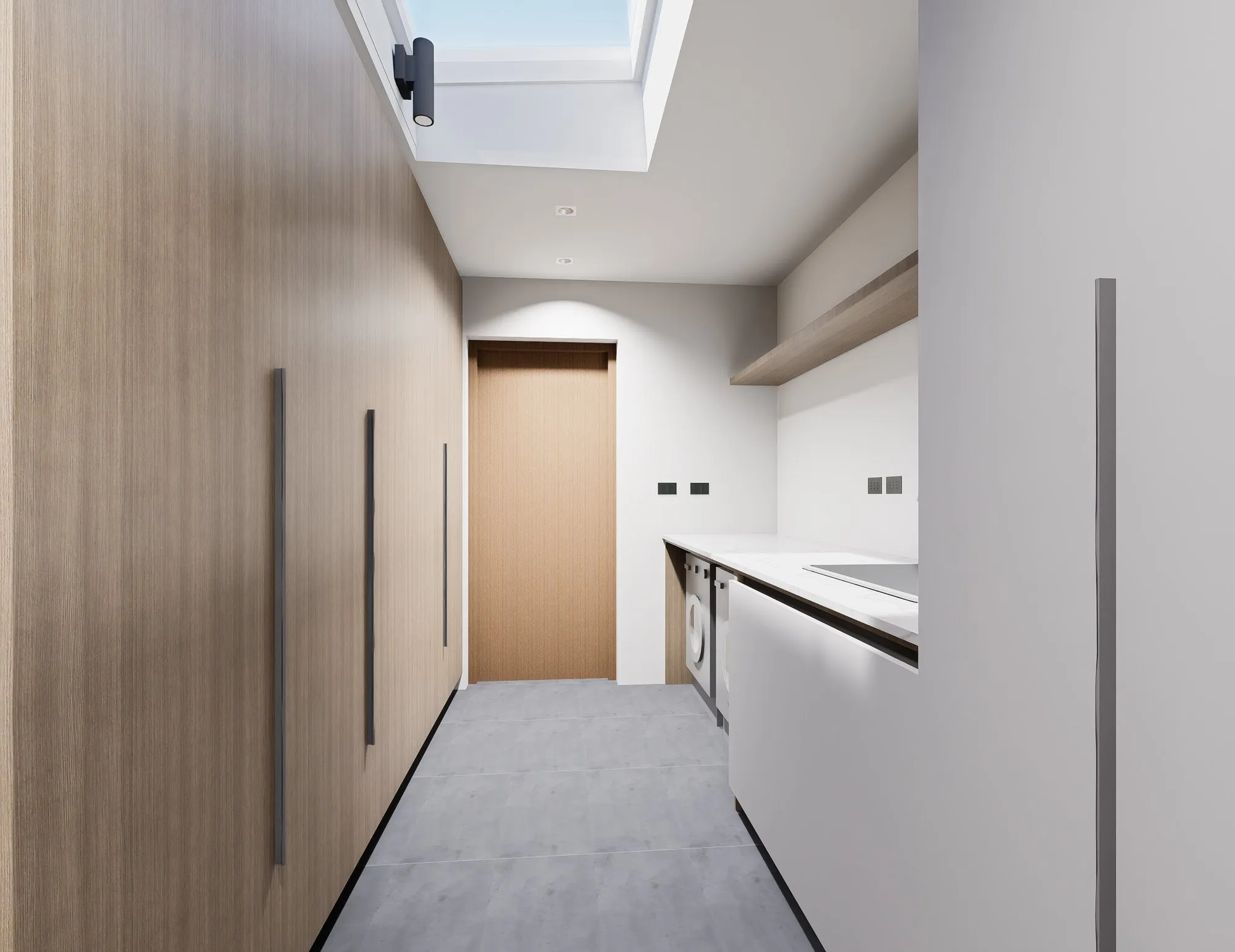 Render arquitectónico Corcolenes · Moreno·Sosa