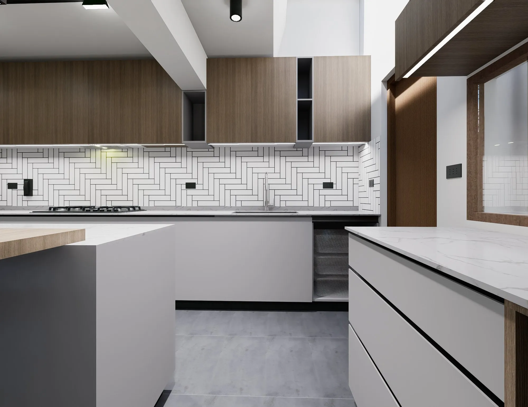 Render arquitectónico Corcolenes · Moreno·Sosa