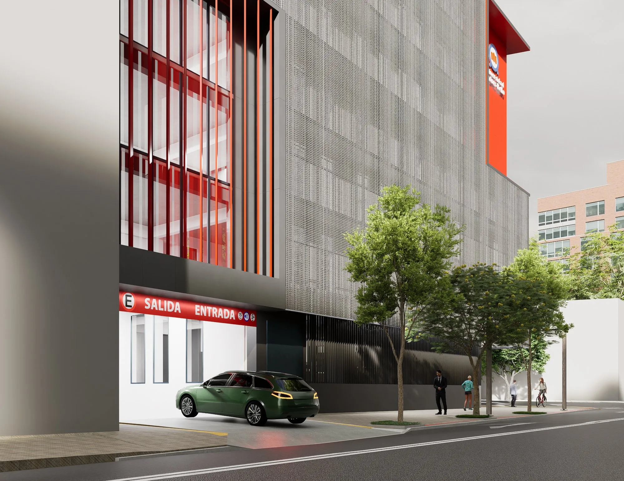 Render arquitectónico UNAB Echaurren · Moreno·Sosa