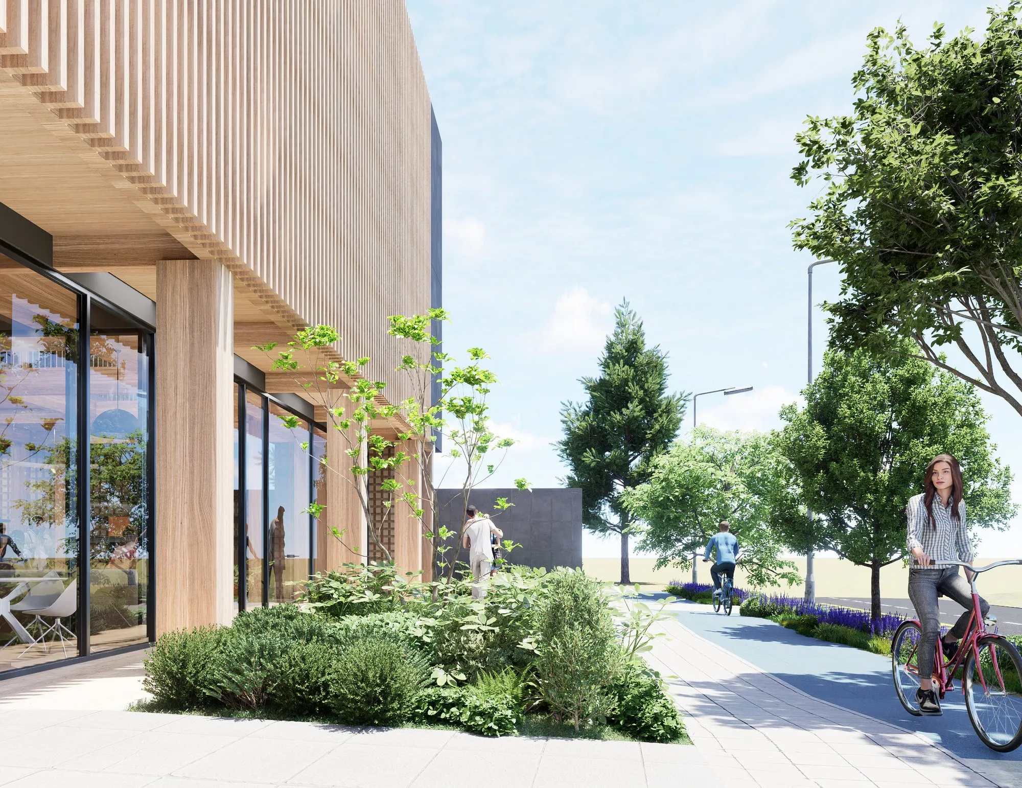 Render arquitectónico UNAB Los Ángeles · Moreno·Sosa