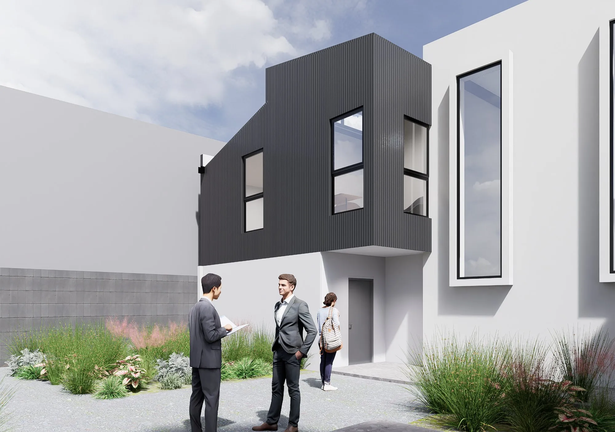 Render arquitectónico Iglesia Nos · Moreno·Sosa