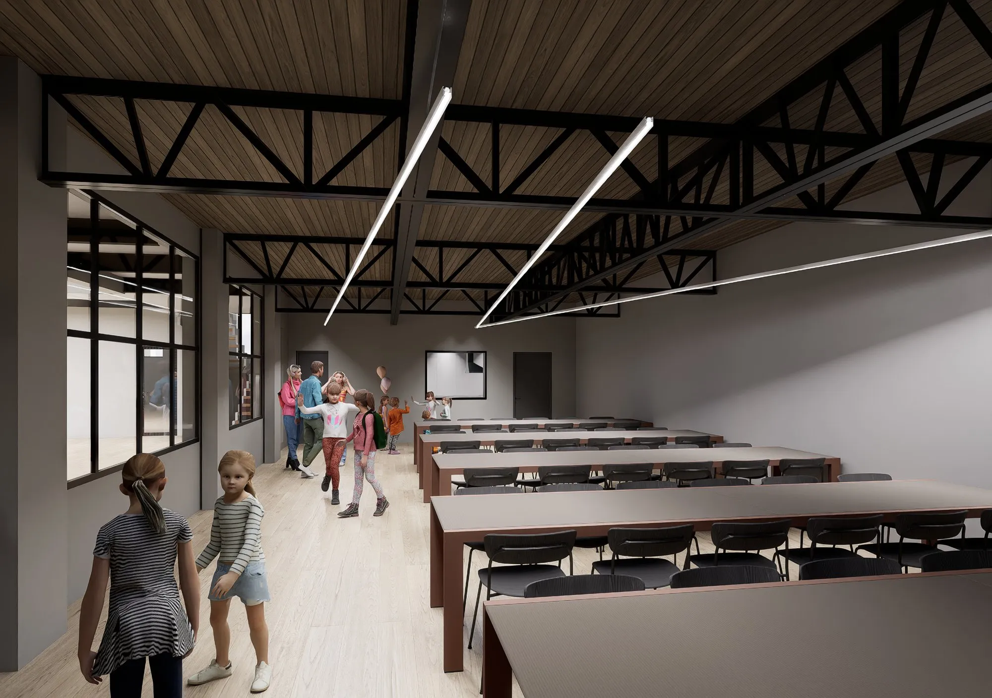 Render arquitectónico Iglesia Nos · Moreno·Sosa