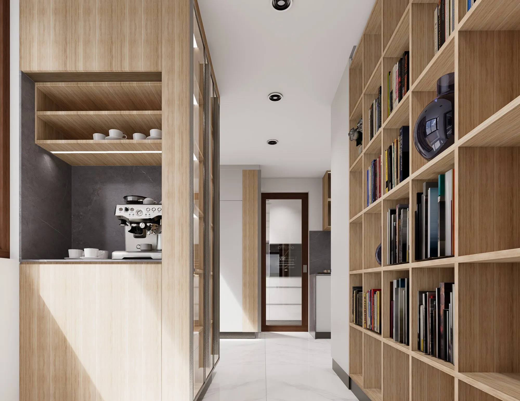 Render arquitectónico Casa Piedra Roja · Moreno·Sosa