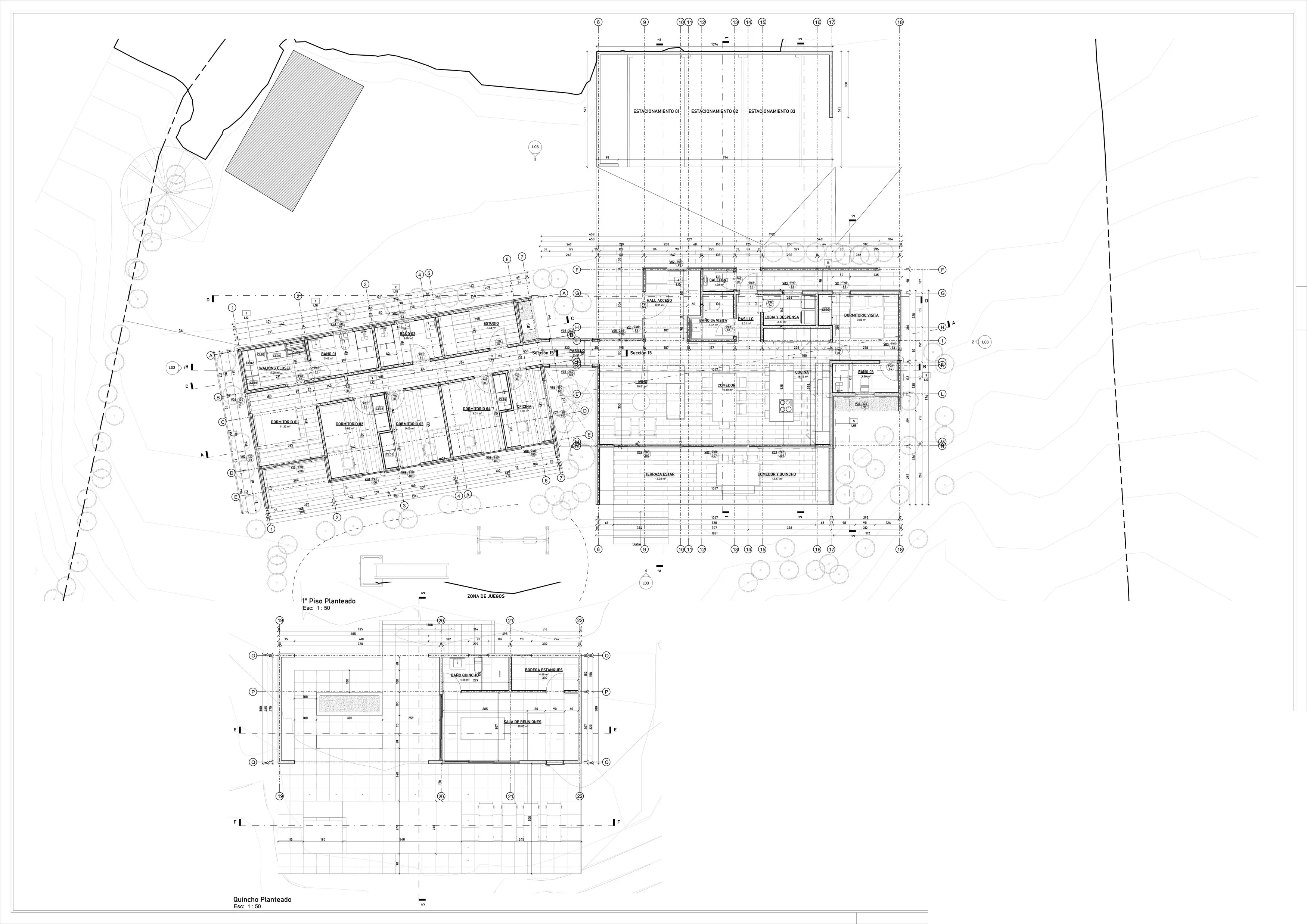 Pocochay House — Drawings 1