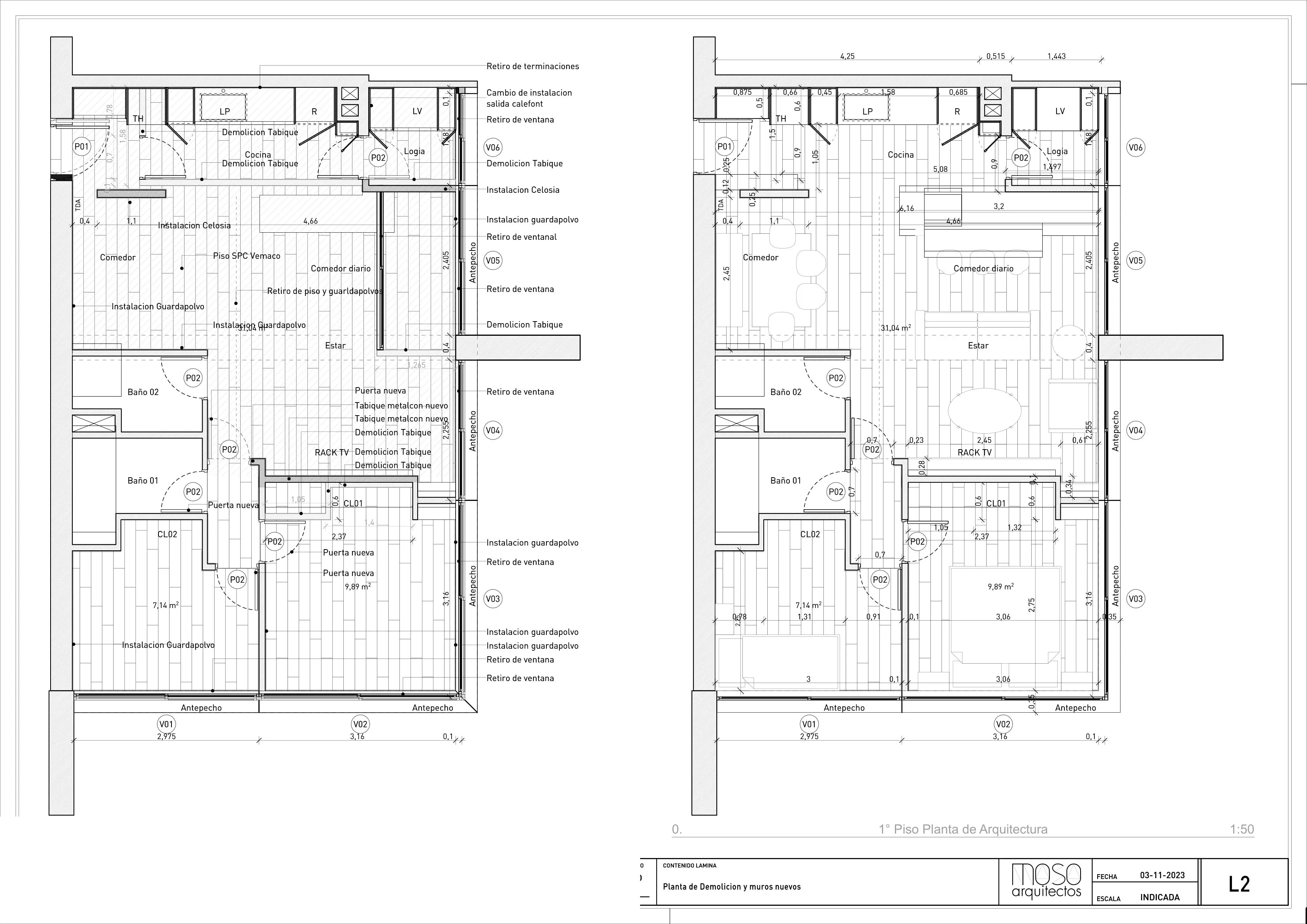 Acuario Apartment — Drawings 1