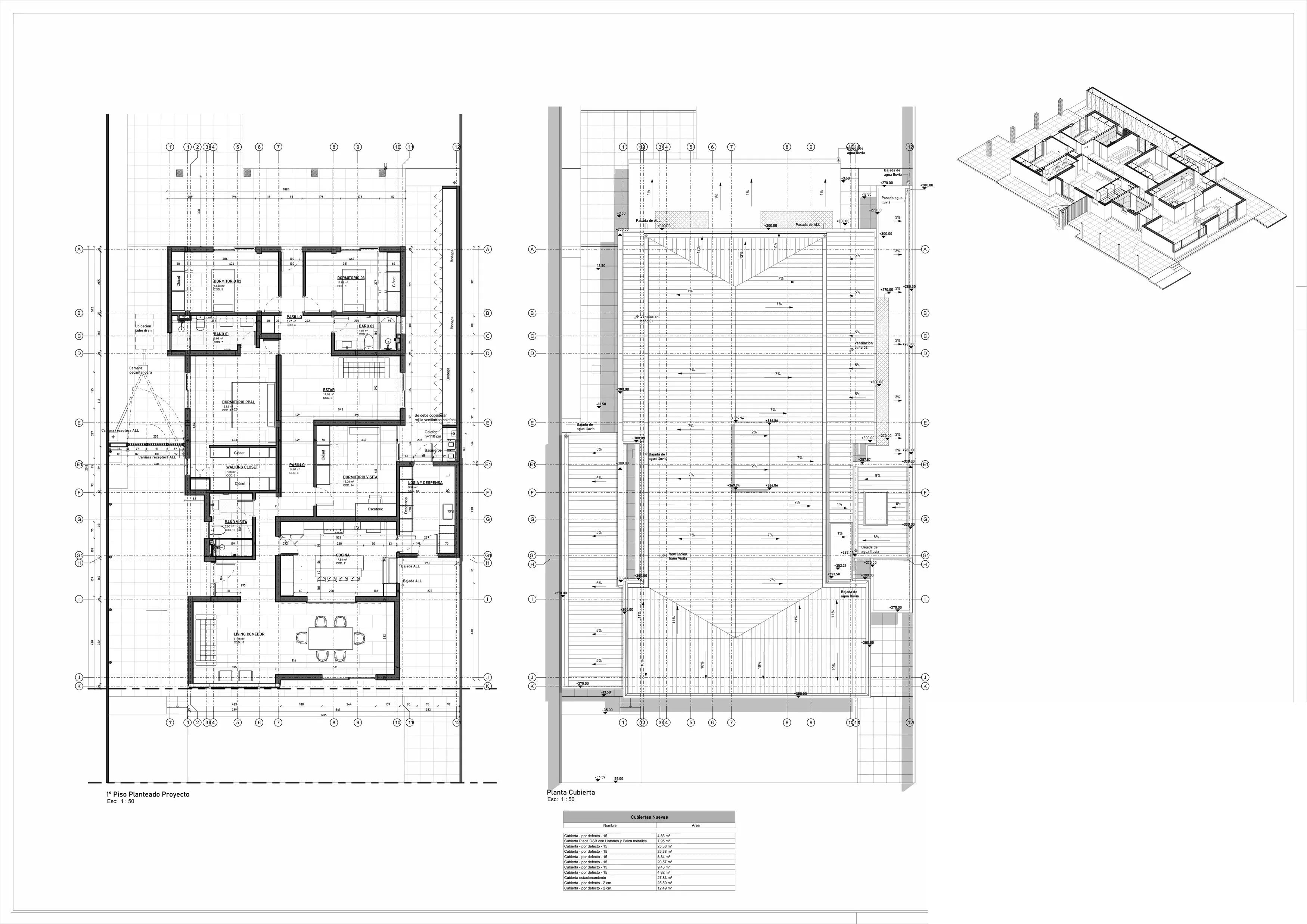 Corcolenes House — Drawings 1