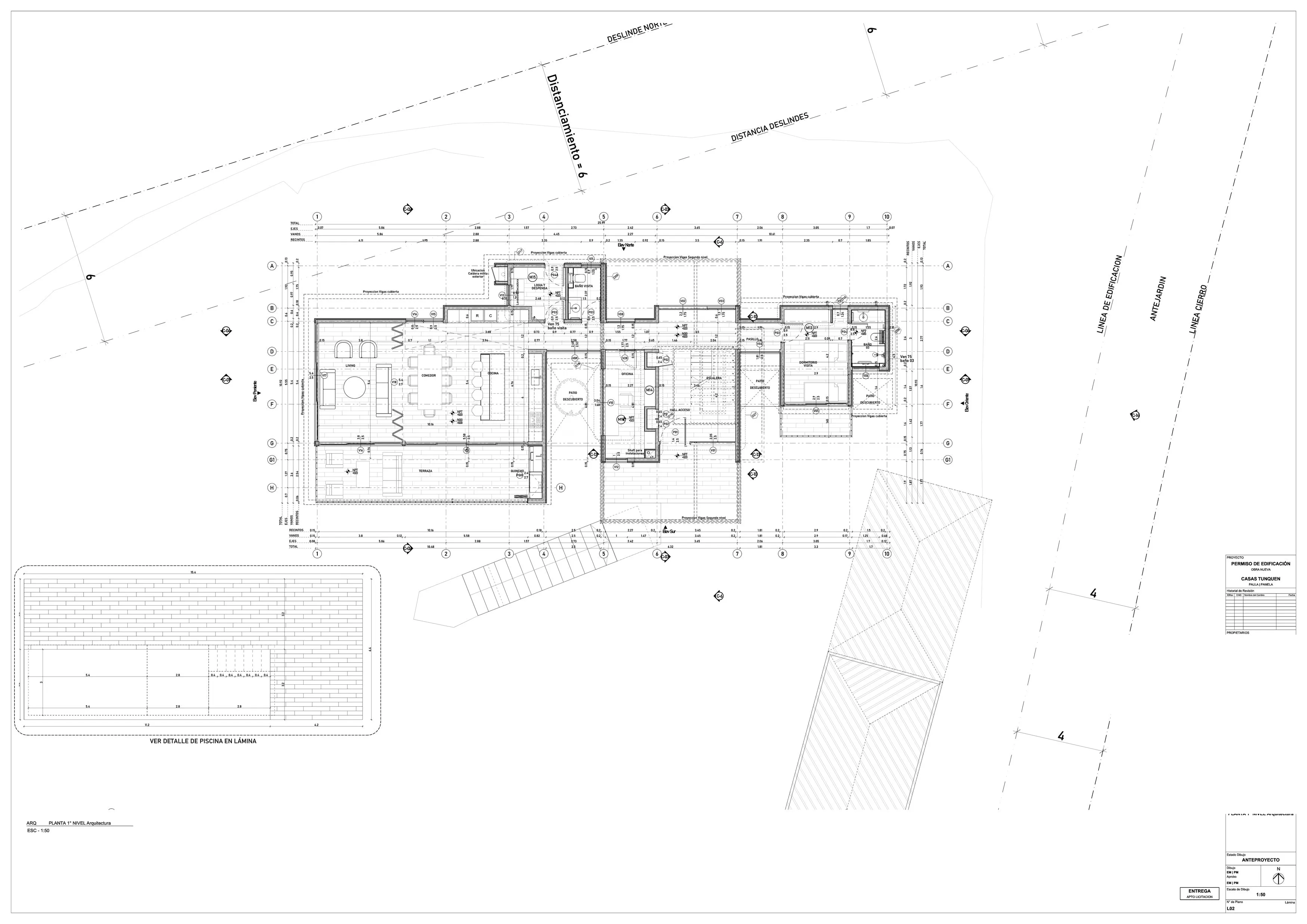 Tunquén Houses — Drawings 1
