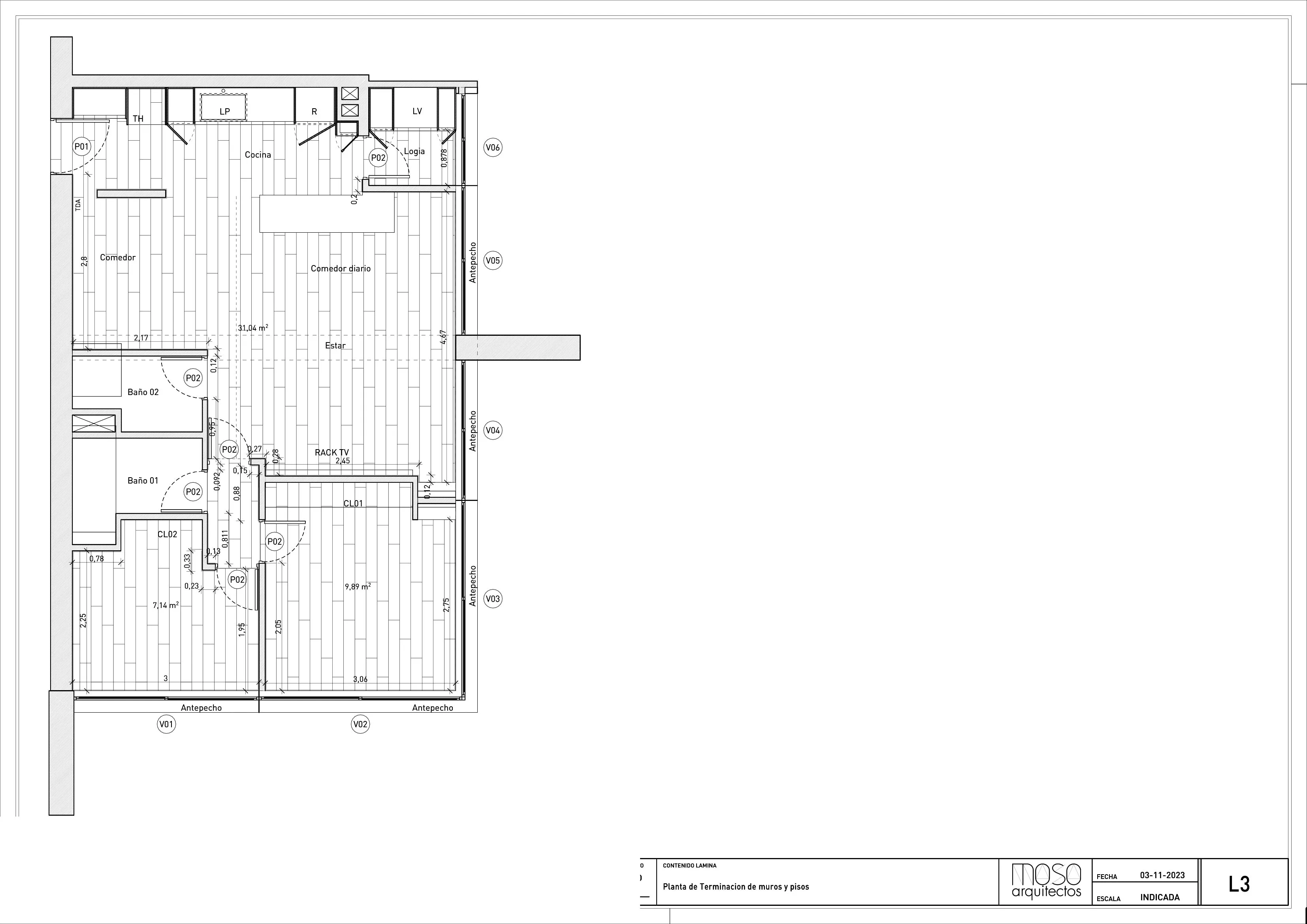 Acuario Apartment — Drawings 2