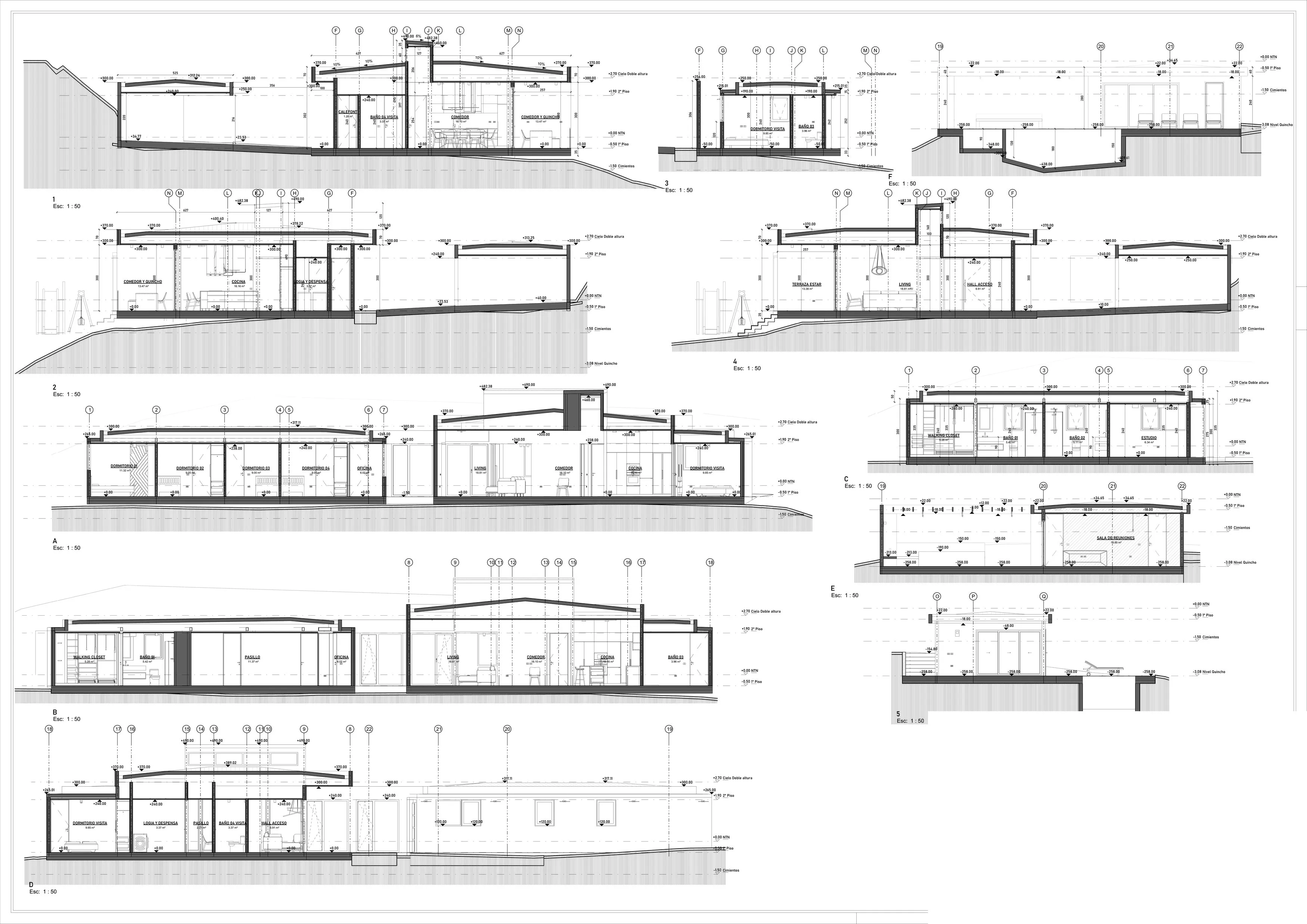 Pocochay House — Drawings 3