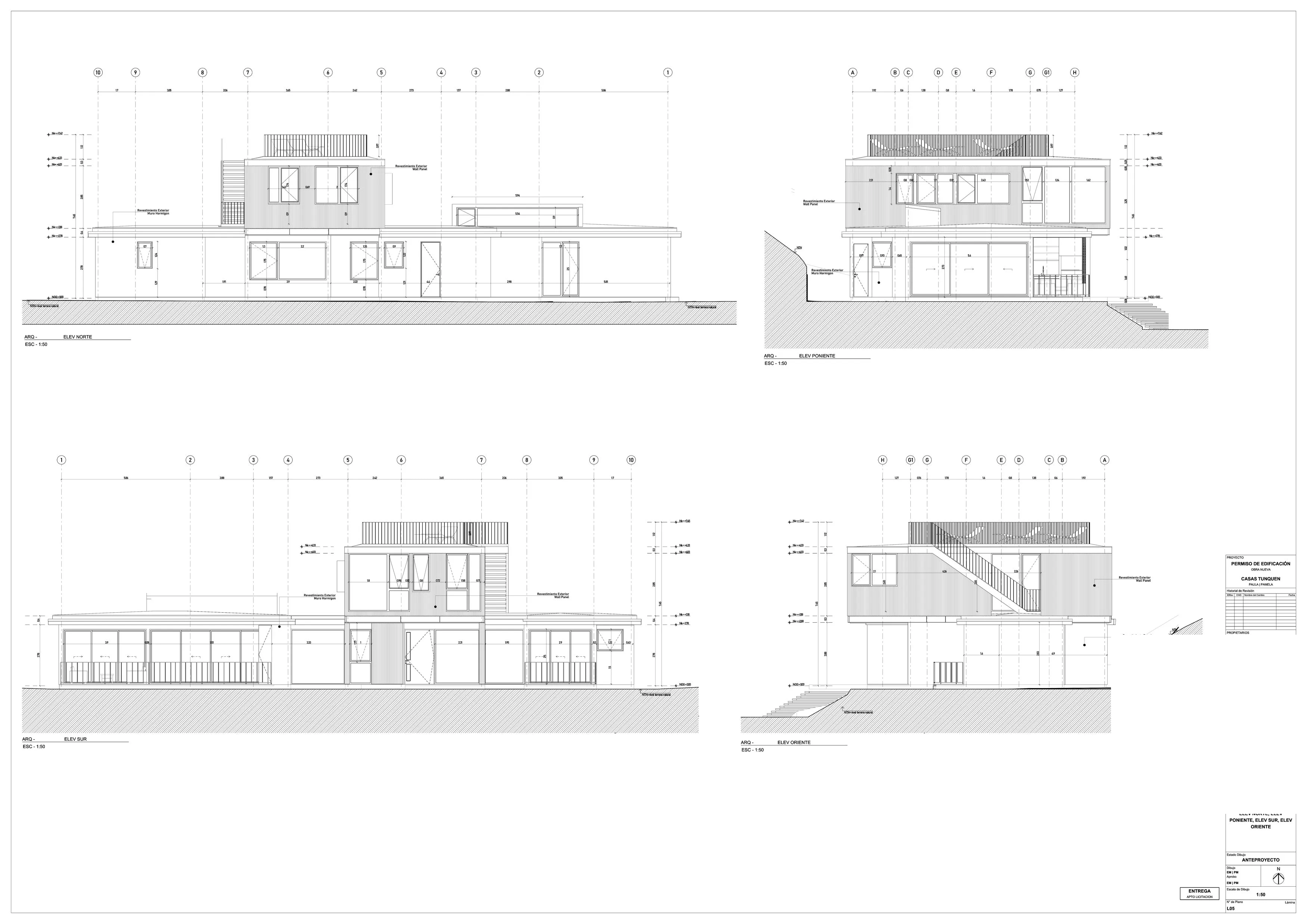 Tunquén Houses — Drawings 3