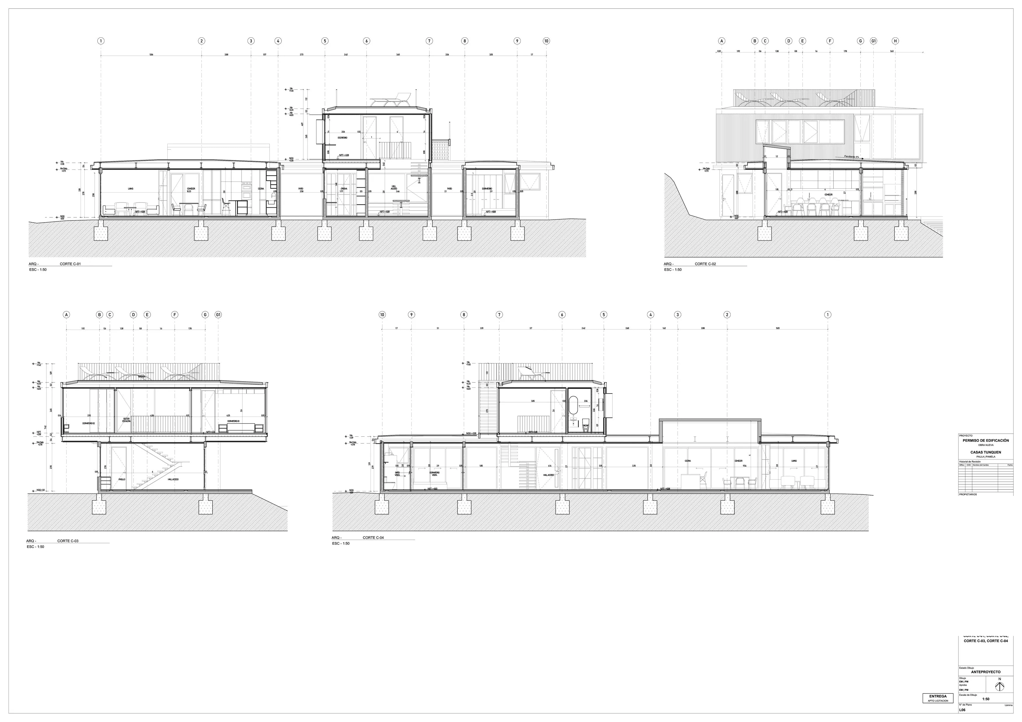 Tunquén Houses — Drawings 4