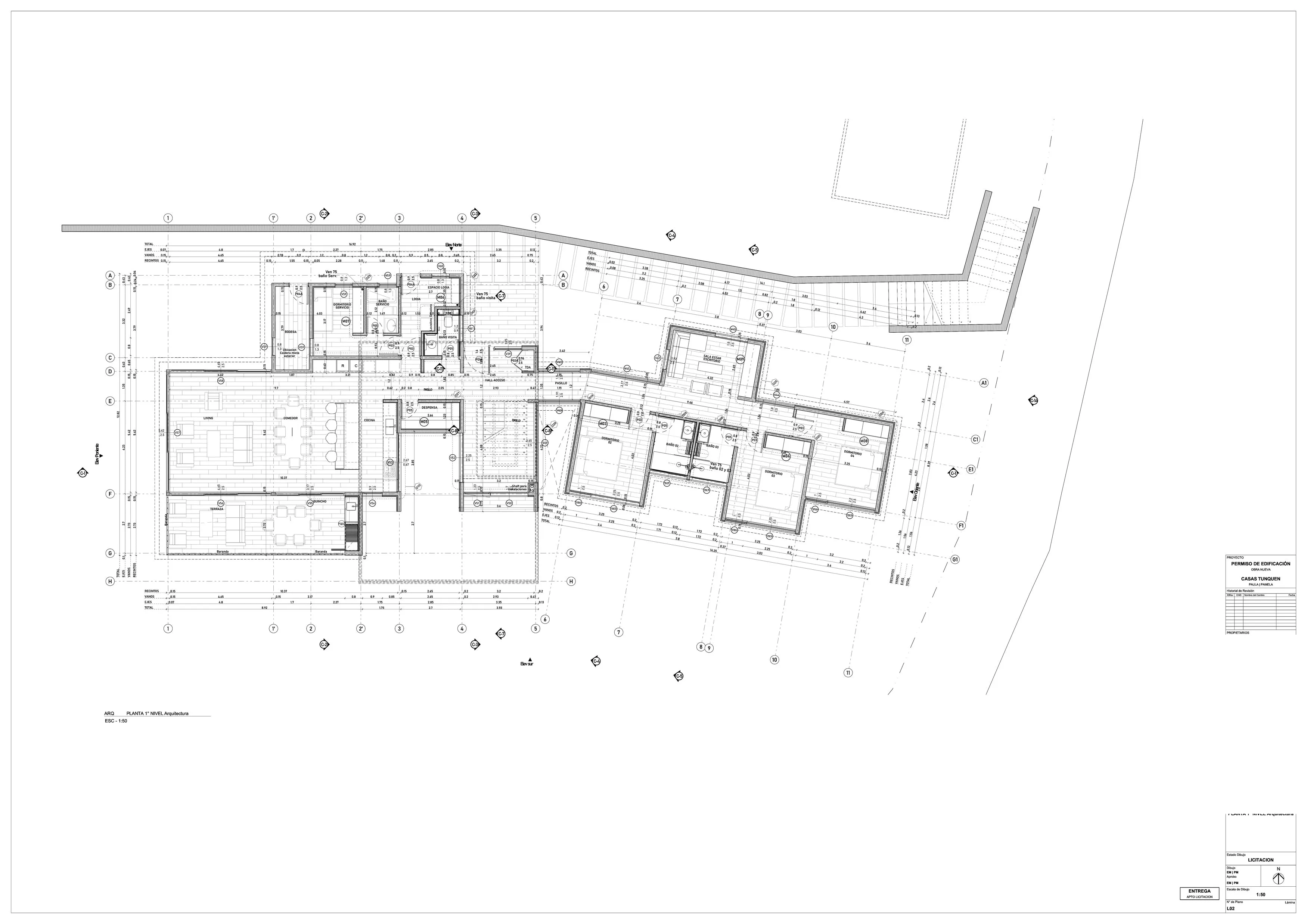 Tunquén Houses — Drawings 5