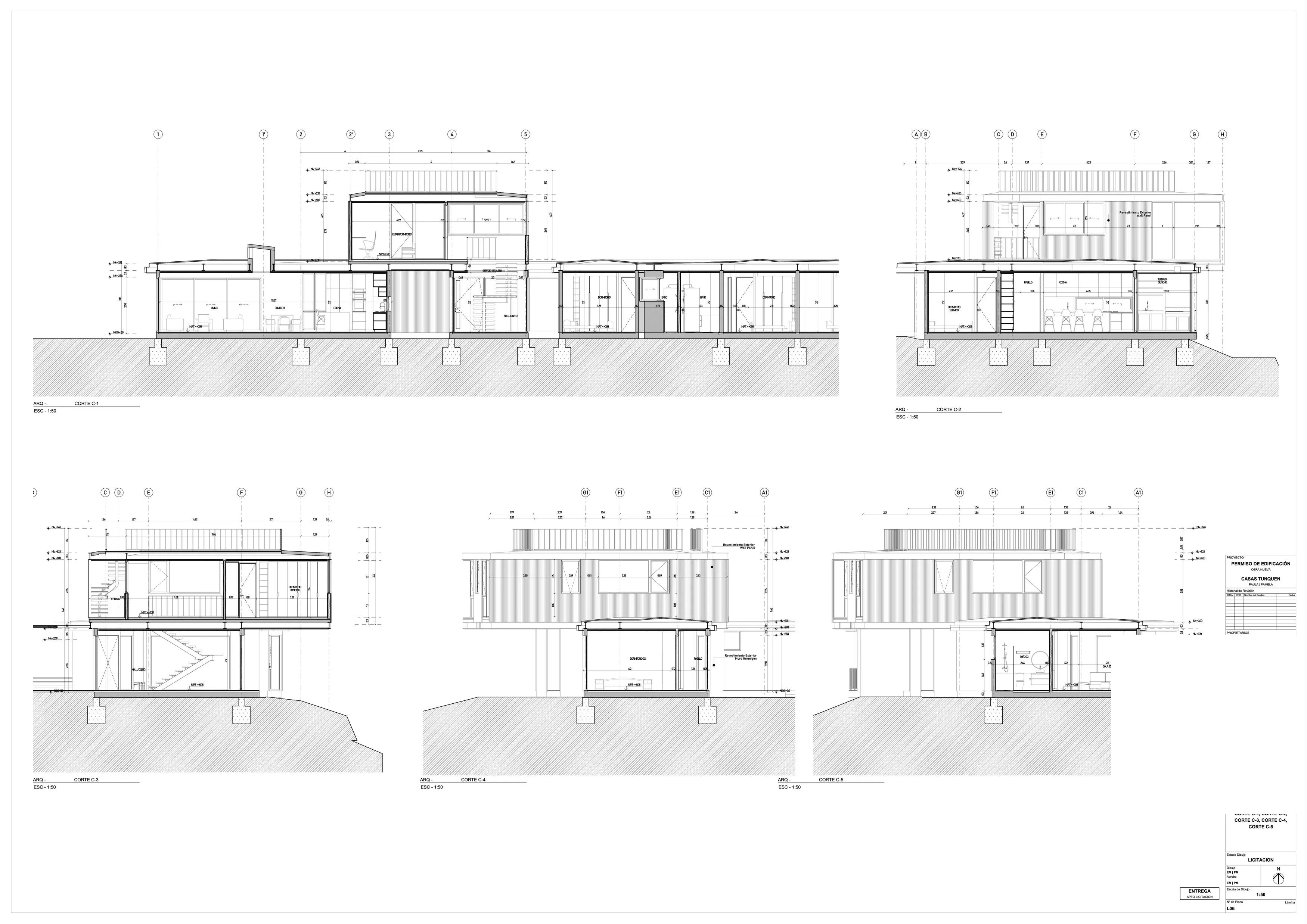 Tunquén Houses — Drawings 8